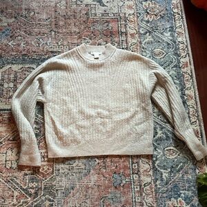 H&M Beige Knit Pullover